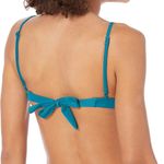 Body Glove NWT Smoothies Adalee Solid Triangle Bikini Top - Spark/Dark Teal - M Photo 1