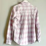 Aeropostale  Ladies' Flannel Button-Up Shirt Pink Plaid Size XS Photo 1