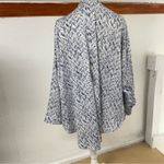 Kimchi Blue  Urban Outfitters Blue & White Printed Kimono Open Jacket M/L Boho Photo 9