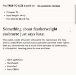 J.Crew  Featherweight cashmere-blend cropped sweater shell Photo 1