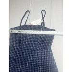 Cider  Tweed Women's Mini Dress XS Blue Pleated Plaid Preppy NWT Photo 1