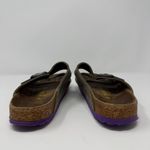 Birkenstock  Arizona Leather Sandals Womens 38 Gray Purple Outdoor Gorpcore Birks Photo 4