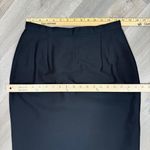 British Khaki Beaded Floral Botton Twill Pencil Maxi Skirt Black 10 Photo 10