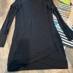 Athleta Black Criss Cross Sweater Dress With Thumb Holes, Wonen’s Size XS Photo 3