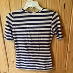 Red Camel  Navy and White Striped Tee Photo 4