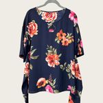 West Kei  Floral Tie Blouse Photo 2