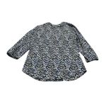 212 COLLECTION blue, black and white blouse Blue Size M Photo 3