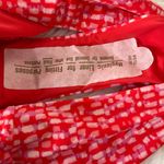 Athleta Red Patterned High-Waisted Bikini Bottoms Photo 2