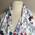 Disney Mickey Mouse Infinity Scarf Soft Cotton 46” Carousel Day at the Park Photo 4