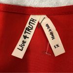 Live 4 Truth  orange and gold chiffon dress w/belt 1x Photo 2