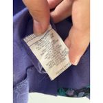 Leslie Fay Vintage  80s 90s Grannycore Retro Purple  Floral Trim Button Up - 8P Photo 4