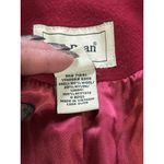 LL Bean Women Size 14 Regular Peacoat Wool Buttons Classic Professional City VTG Red Photo 3