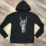 Zoe & Liv Rock On Skeleton Hand Hoodie Photo 0