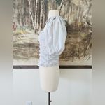 Free People For Love and Lemons Ruched Puff Sleeve Top Size Medium Photo 1