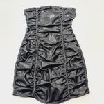superdown  Lily Ruched Mini Dress in Black XS Photo 2