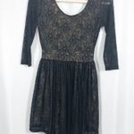 Lovers + Friends  Senorita Lace Mini Dress: Black Photo 3