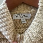 Pologram Green & Tan Striped Knit Puff Sleeve Sweater Women’s size Small​ Photo 5