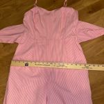 Vineyard Vines Seersucker Jumpsuit Tie-Waist Sleeveless Pink White Size 4 Photo 12