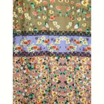 Sheilay Ditsy Floral Multicolor sleeveless Shift Maxi Bohemian Dress LARGE NWT Green Photo 3