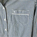 Victoria's Secret Victoria’s Secret Blue Gingham Button-down Shirt Dress Sleepwear Size S Photo 2