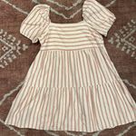 Loft Puff Sleeve Cotton Dress Size 12 Photo 4