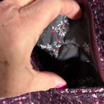 Notations Blazer Classic Lapel Button Front Officecore Burgundy Tweed Medium Photo 2