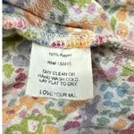 Show Me Your Mumu  Kimmy Tie Top Women's Large Rainbow‎ Fields Half Sleeve V-Neck Photo 5