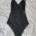 We Are HAH  Back Off Bodysuit in Black Small NWT Photo 3