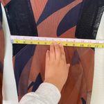 House Of CB  'Cassidy' Brown Mesh Printed Long Sleeve Midi Dress NWOT size‎ S Photo 4