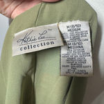 Kathie Lee Dress Women M 8/10 90s Vintage Tie Floral Sheath Tank Maxi Lined Boho Blue Size M Photo 5