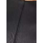 Good American NWT  Better Than Leather Long Sleeve Bodysuit Black Size 2 Photo 13