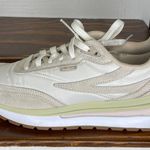 FILA Women’s Renno Trainer Sneakers Shoes White Peach Light Green Tan Size 7 Photo 4