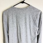Made For Italic Shirt Womens Large Grey Crew Neck Long Sleeve Embroidered Gray Photo 8