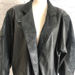 Vintage 80's Evan Arpelli Oversize Gothic Funky Leather Jacket Size M Black Size M Photo 5