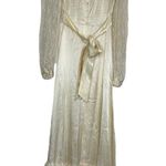 Gunne Sax Vintage Satin Wedding Dress Photo 2