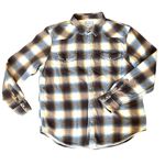 Lucky Brand  flannel snap closure top, size XXL Photo 0