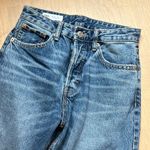 ZARA  relaxed straight leg 100% cotton jeans Photo 5