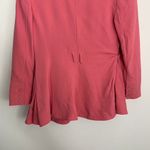 Saloni Maxima Double Breasted Belted Crepe Blazer Size 0 Pink Womens Photo 15