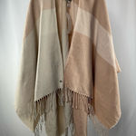SOIA & KYO  Striped Cape‎ Wrap in Pale Pink One Size Photo 0