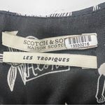 Maison Scotch Women's Aloha Tropical Print High Waisted Shorts Size S Photo 5