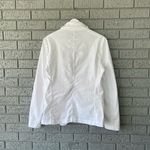 Frank & Eileen Dublin Tailored Blazer White Performance Linen Size Small Photo 6