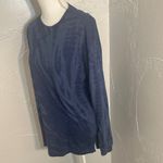 PINK - Victoria's Secret  Dark Blue Long Sleeve Top Photo 3