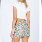 Princess Polly  Syrah Wrap Mesh Mini Skirt Green Photo 3