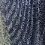 Vintage 60s 70s Lurex Crisscross Metallic Column Dress Black Cream Silver S Photo 7