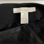 Chico's NWT Chico’s Women’s Faux Leather Mini Skirt. Photo 4