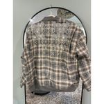 Free People  Louie Wool Blend Embellished Bomber Jacket Photo 2