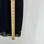 Free People  Intimatley Midi Lingerie Dress Lace Tie Die Petite Small Blue Photo 2