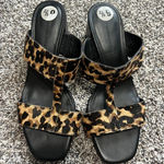 Banana Republic  women's‎ heel sandal, leopard 6.5 Photo 0