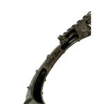 Lucky Brand  Hinge Bracelet Cuff Dragonfly Silver Tone Red Green Stones Photo 2