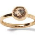 Banana Republic  Brilliant Gemstone Rounded Champagne Stone Ring (6) Photo 1